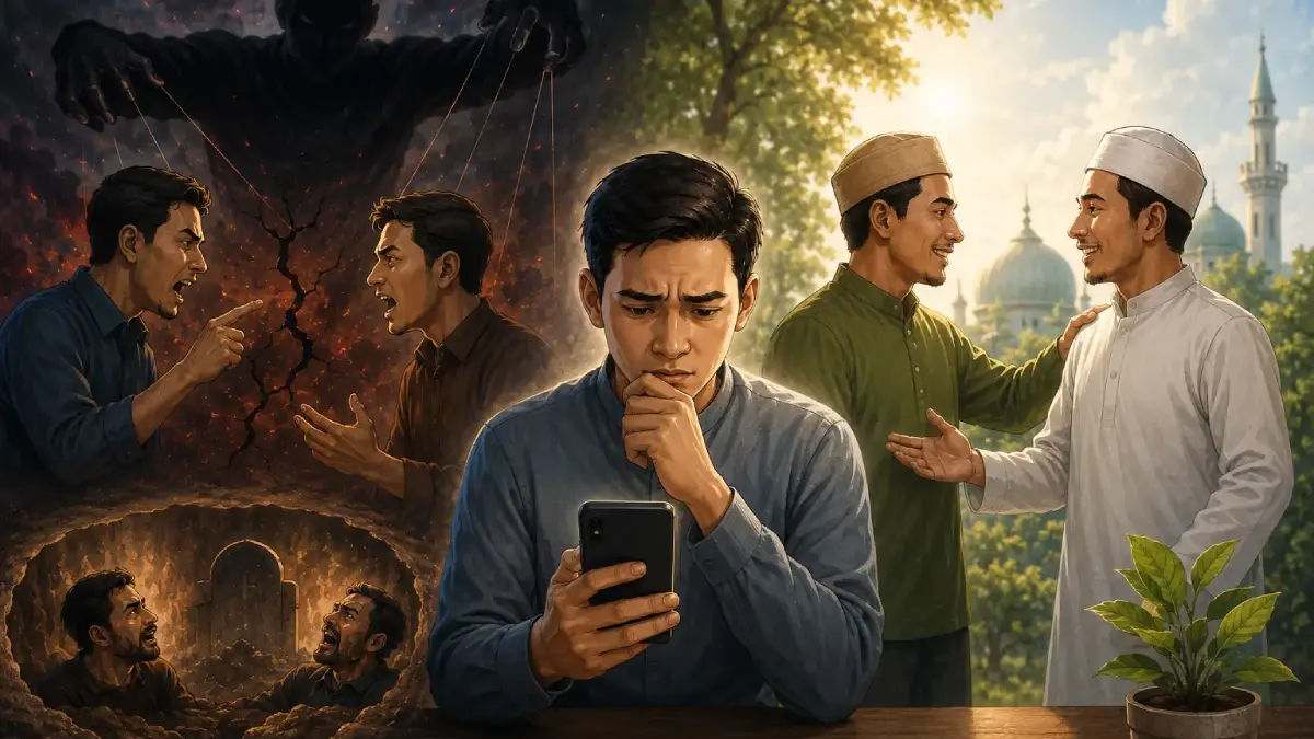 Jangan Jadi Namimah, Pengadu Domba yang Merusak Persaudaraan