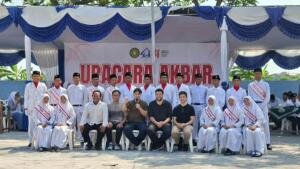 Inilah Kisah Tim Pengibar Bendera Al Mizan di HUT ke-81 RI dan Milad ke-41 PAM Cabang Lamongan 