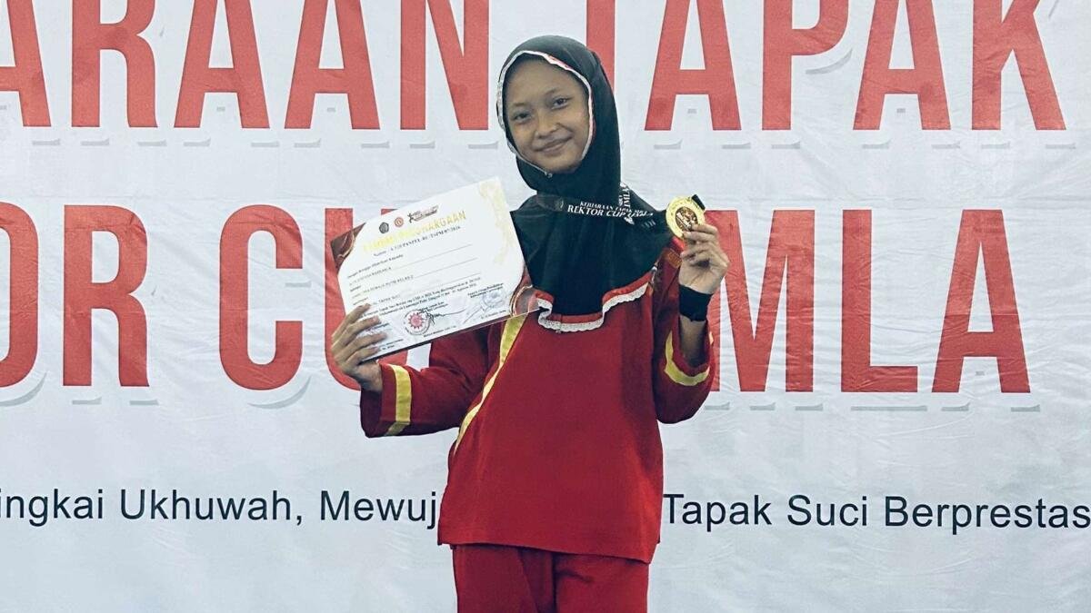 Murid MTs Muga Sumberrejo Raih Emas Tapak Suci Rektor Cup Umla 2026