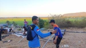 DMC RSML Bantu Dirikan Tenda Sekolah Darurat di Posko SMK Muhammadiyah Manggarai Timur, NTT