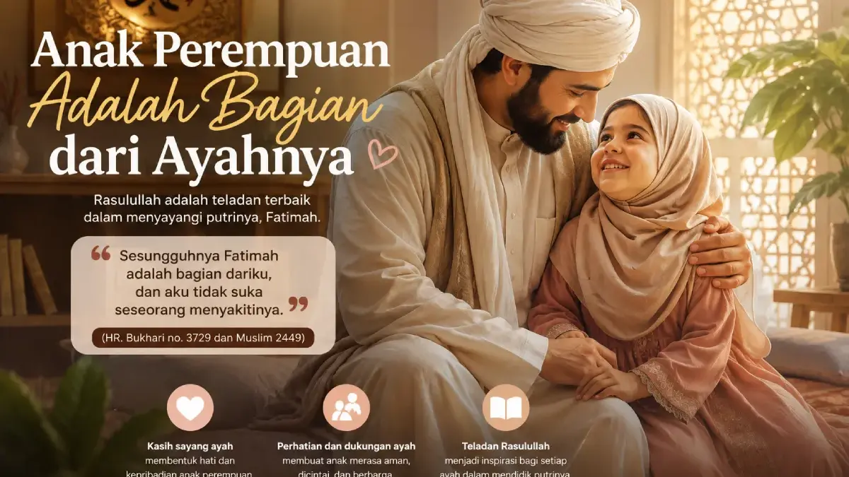 “Fatimah Bagian Dariku”: Pelajaran Rasulullah tentang Kasih Sayang Ayah kepada Anak Perempuan