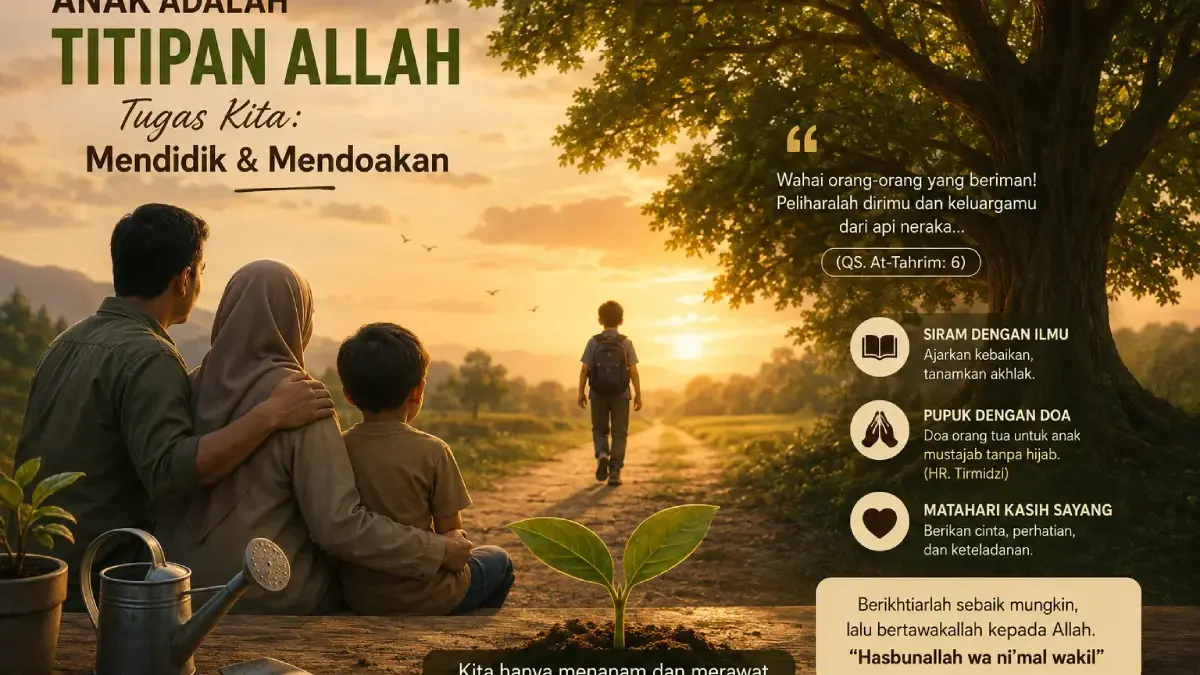 Anak Bukan Proyek Orangtua: Rawat Benihnya, Serahkan Buahnya kepada Allah