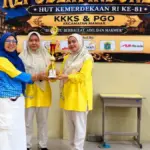 Dua Admin SDMM Juara 1 Ganda Putri Dragon Shoot Cup