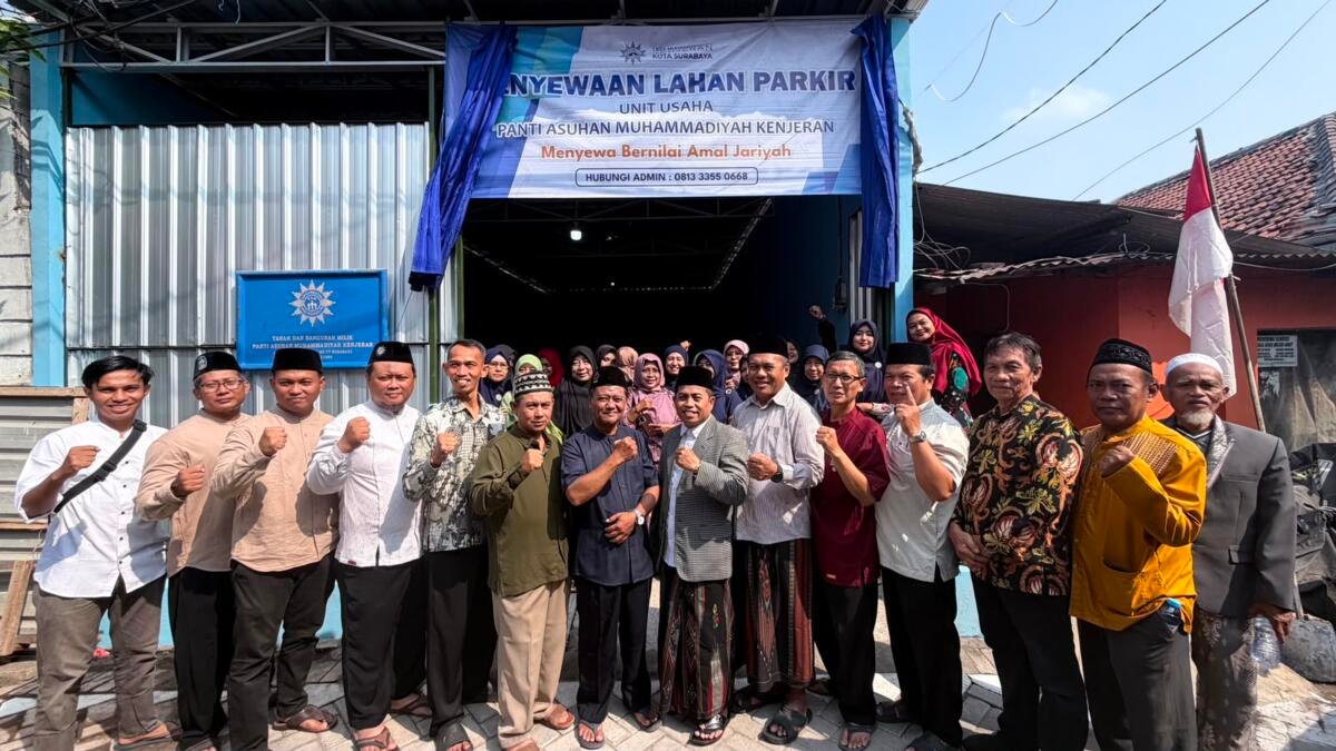 PCM Kenjeran Resmikan Usaha Parkir, Hasilnya untuk Biayai Anak Asuh