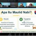 SD Mumtaz Peringati Maulid Nabi Lewat Zoom Meeting dan Game Online