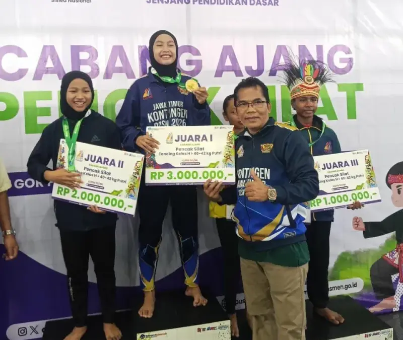 Siswi Mudipat Aliyya Kayana Juara 1 O2SN 2026 Tingkat Nasional