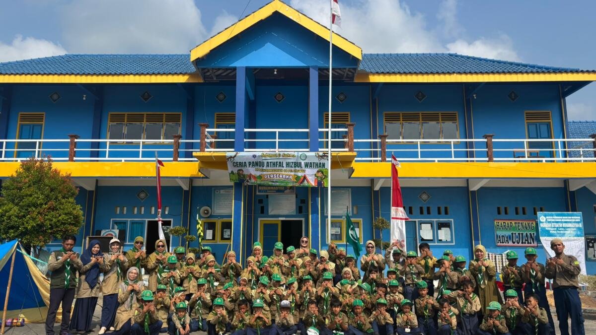 Perseraka HW MI Muhammadiyah 08 Pelangwot: Ceria Berkemah, Mandiri Berlatih, Tangguh Berakhlak
