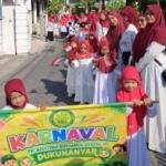 Semarak Karnaval Kemerdekaan HUT ke-81 RI dan Kirab Maulid Nabi Muhammad SAW KB Aisyiyah 13 & TK Aisyiyah 10 Dukunanyar