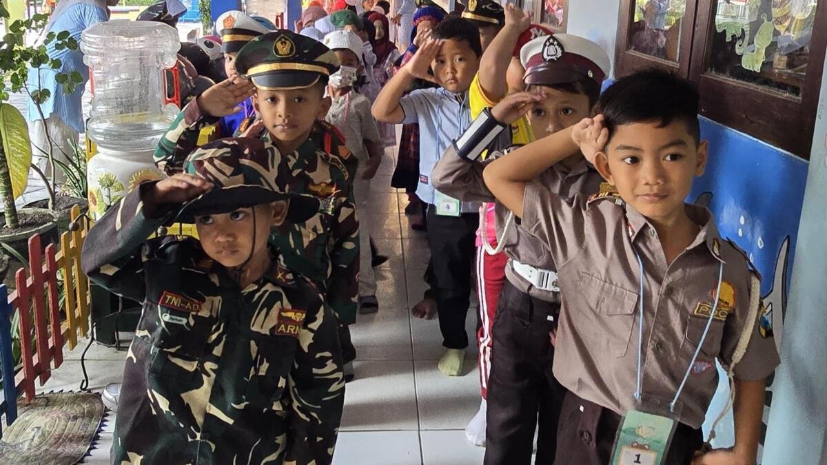 Dari Dokter hingga Pemadam Kebakaran, 150 Murid PAUD ABA Percontohan Tunjukkan Cita-Citanya