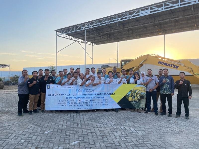 Siap Menjelajah Industri Tambang: Siswa SMK Muhammadiyah 1 Kepanjen Sukses Sertifikasi Kompetensi