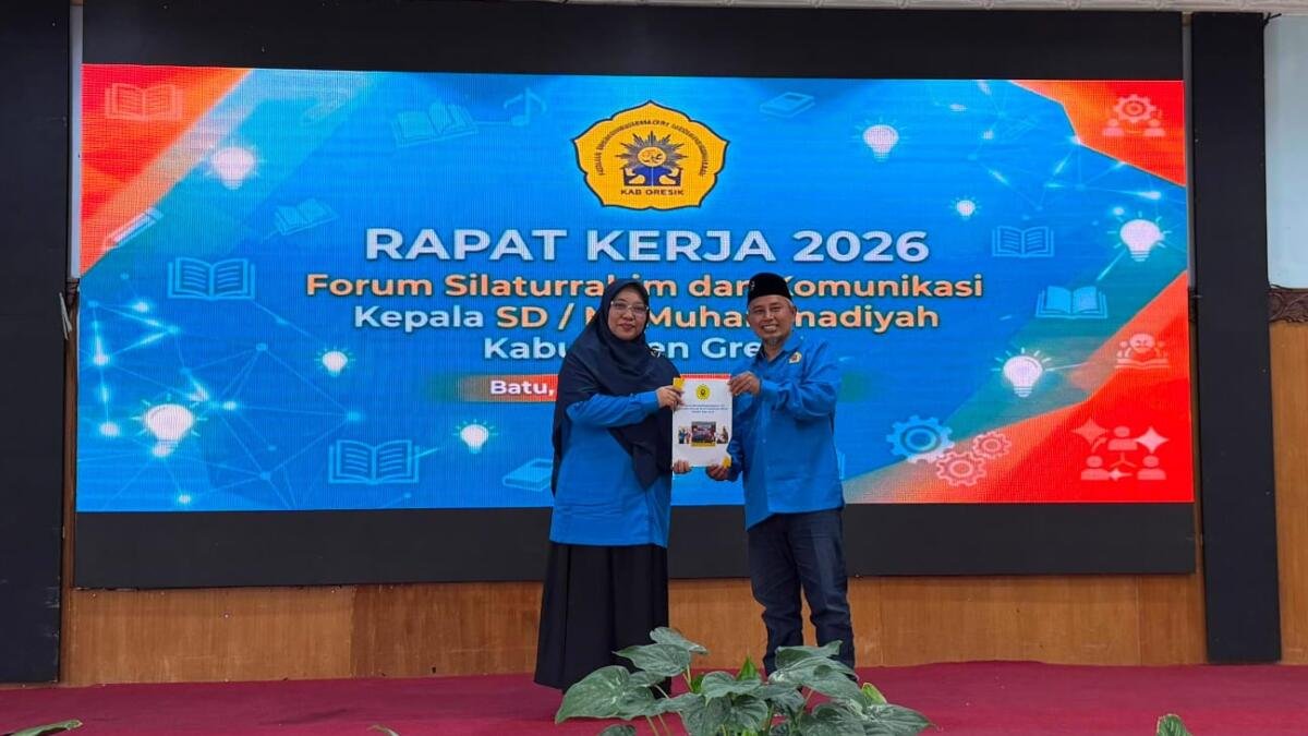 Foskam SD/MI Muhammadiyah Gresik Gelar Sertijab Pengurus Masa Bakti 2026–2027