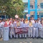 PMR Muda, Siaga dan Peduli untuk Negeri 8D SMPM 12 Tunjukkan Jiwa Kemanusiaan di Karnaval HUT ke-81 RI