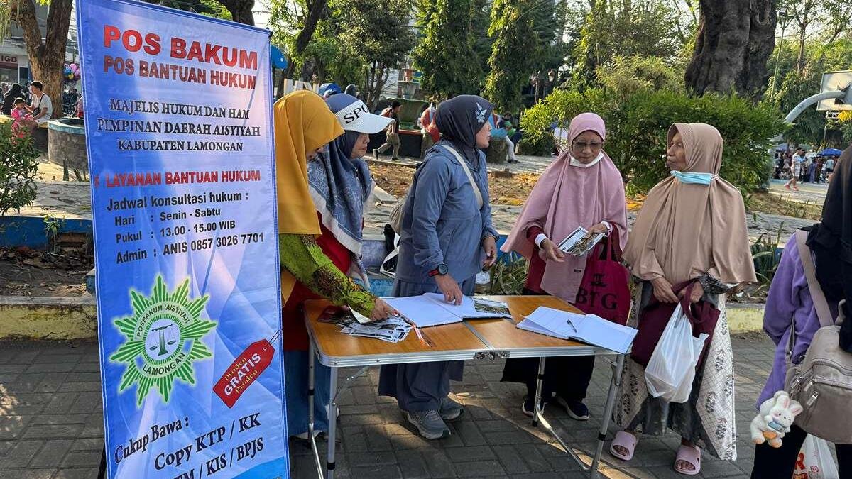 Posbakum Aisyiyah Lamongan Hadir di Minggu Ceria, Buka Layanan dan Edukasi Hukum Gratis untuk Perempuan