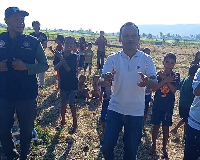 Setiap Hari DMC RSML Dampingi Anak Korban Gempa Lewat Trauma Healing