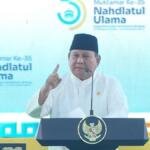 Prabowo Sebut Muhammadiyah 4 Kali Saat Buka Muktamar ke-35 NU di Tambakberas