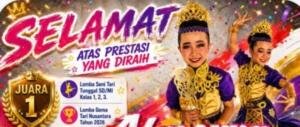 Almerra Talitha Vanecha, Siswi MIM 02 Cakru Jember Sabet Juara 1 Gema Tari Nusantara 2026