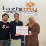 IMM Sidoarjo Salurkan Donasi Gempa Flores NTT melalui Lazismu