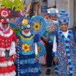 Kostum Daur Ulang Warnai Pawai HUT ke-81 RI SD Muhlas Surabaya