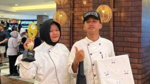 Kreasi Es Pisang Ijo, Dua Siswa SMK Mutu Gondanglegi Raih Juara II di PTC Surabaya