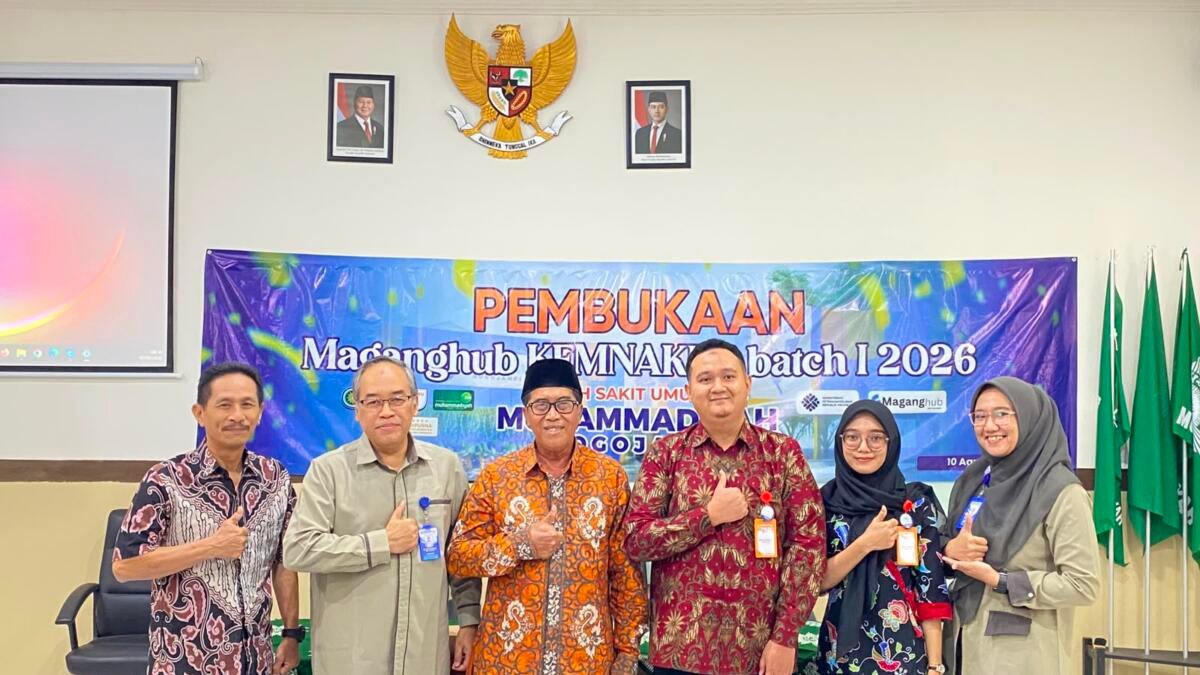 Langkah Awal Menuju Dunia Kerja, RSU PKU Muhammadiyah Rogojampi Sambut 21 Peserta MagangHub Batch 1 Tahun 2026