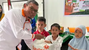 Lazismu Kotim Berbagi 54 Paket Sembako di Bulan Kemerdekaan