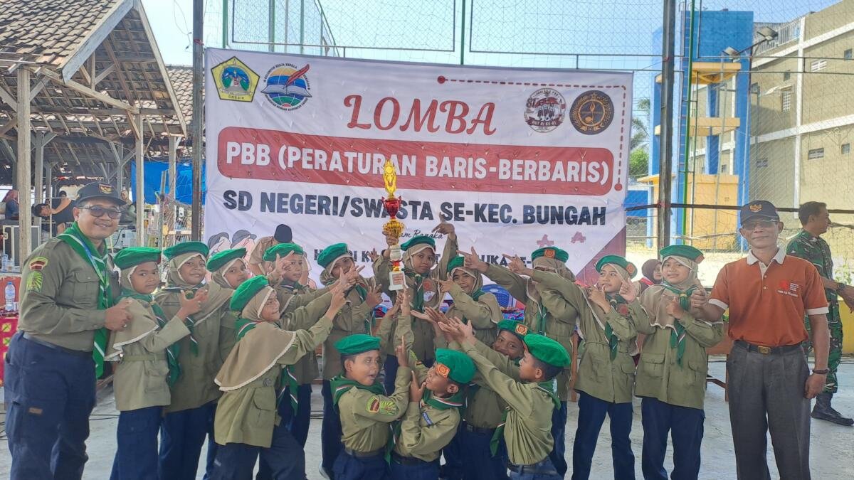 Lima Hari Berlatih, Sekolah Ceria SD Muhammadiyah Melirang Raih Juara 2 PBB