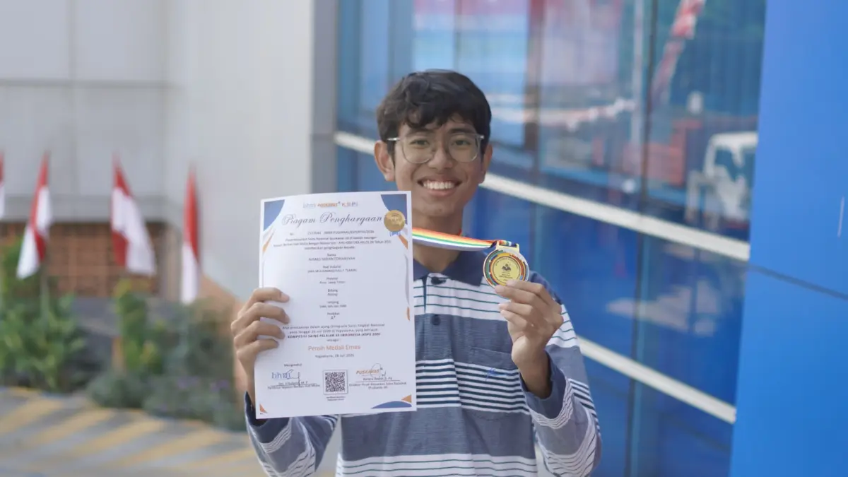 Luangkan Waktu ke Perpustakaan, Siswa Smamita Raih Gold Medal Biologi Nasional