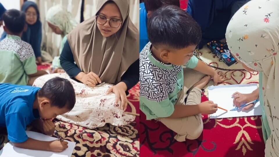 Mahasiswa KKN STIT Muhammadiyah Bojonegoro Gelar Bimbingan Belajar bagi Anak-anak di Dusun Gebang