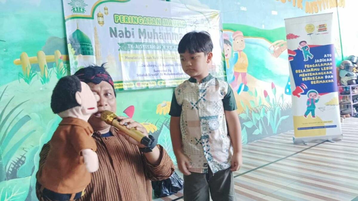 Maulid Nabi di TK Aisyiyah 39 Kenalkan Keteladanan Sejak Dini