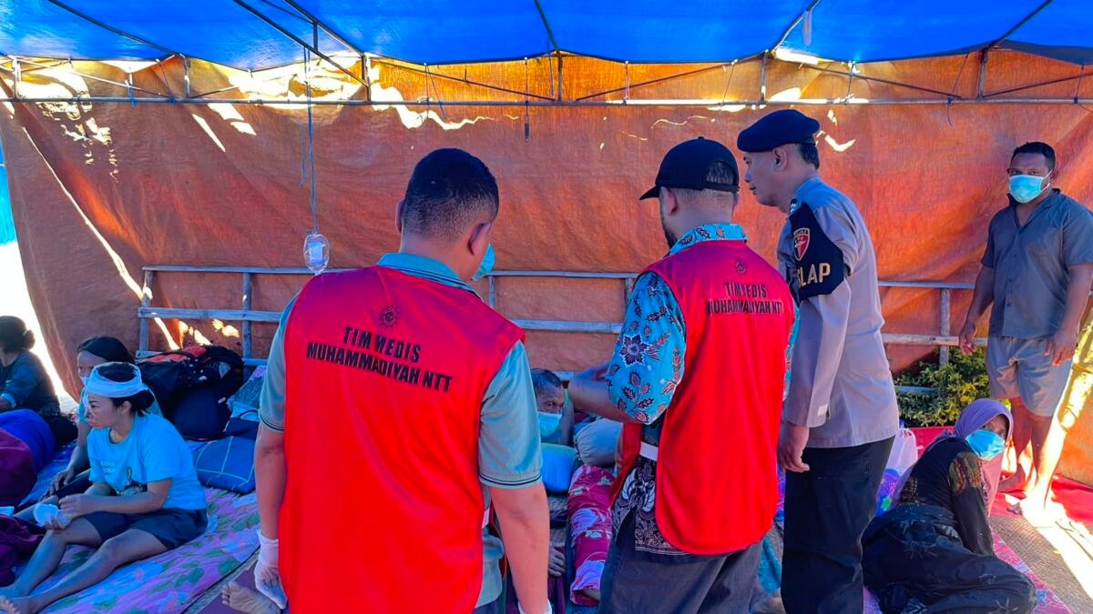 MDMC Aktifkan 10 Pos Layanan untuk Korban Gempa Flores