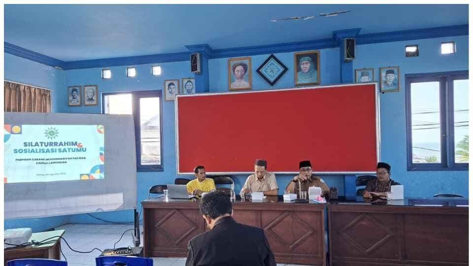 Menyimak Sosialisasi Satu Data Muhammadiyah (SatuMU) PRM se-Cabang Paciran