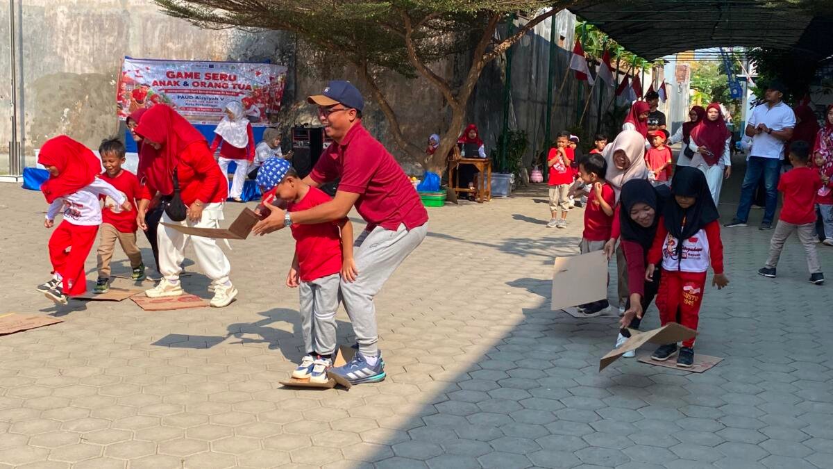 Merah Putih Menggema, Anak dan Wali Murid PAUD Aisyiyah V Larut dalam Keceriaan
