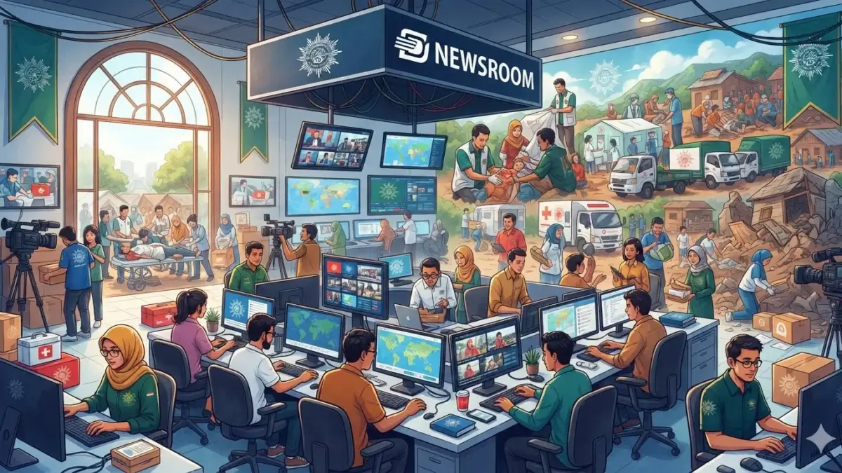 Newsroom Muhammadiyah di Tengah Rekor Kemanusiaan