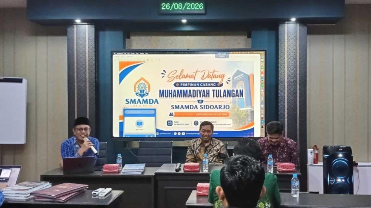 PCM Tulangan Jadikan Smamda Sidoarjo Rujukan Pengelolaan SDM AUM Sekolah