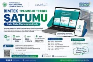 PDM Sidoarjo Gelar Bimtek SatuMu, Perkuat Digitalisasi Tata Kelola hingga Tingkat Ranting