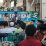 Pengajian Sakinah PCM Krembangan Sosialisasikan Aplikasi MASA dan Berbagi Sembako