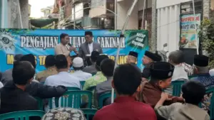 Pengajian Sakinah PCM Krembangan Sosialisasikan Aplikasi MASA dan Berbagi Sembako