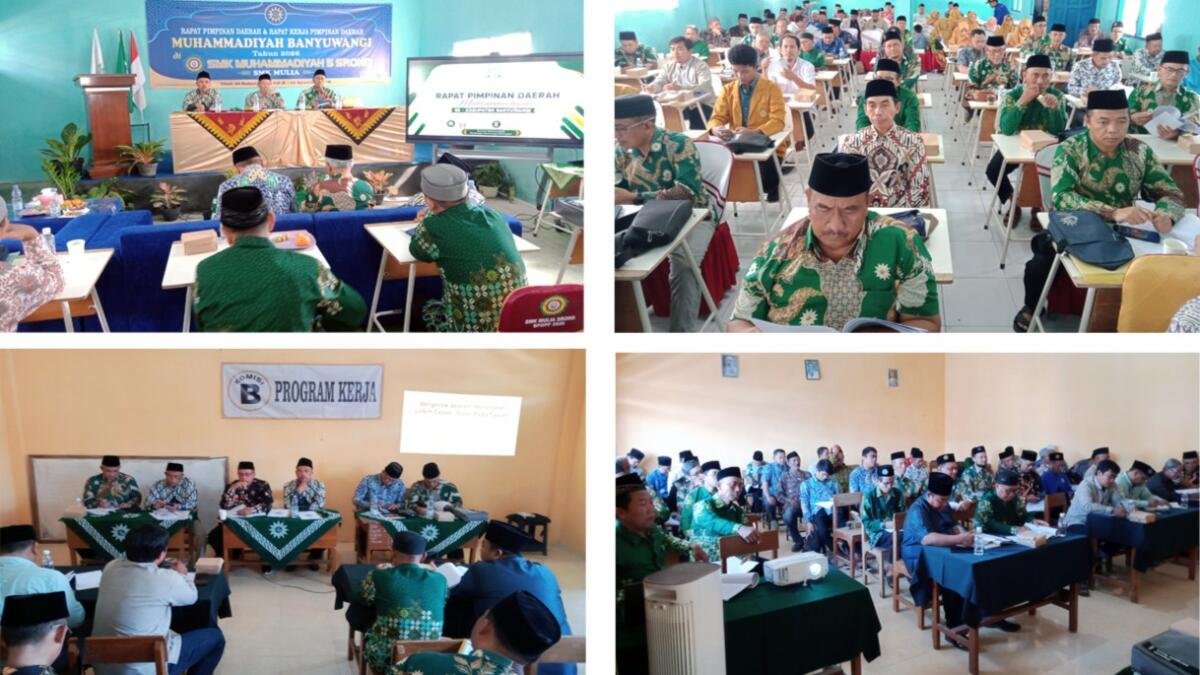 Rakerpim PDM Banyuwangi Optimalkan Capaian Kinerja dan Program Kerja Akhir Periode