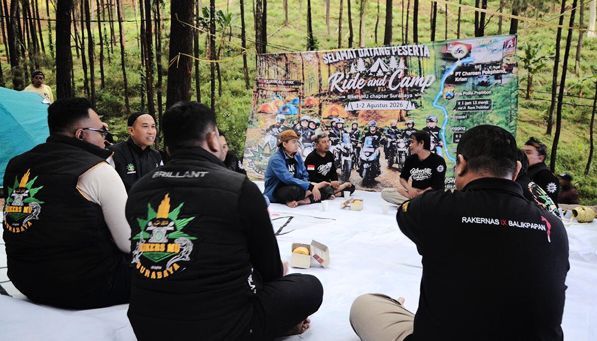 Ride and Camp BikersMu Surabaya Perkuat Ukhuwah dan Spirit Tadabbur Alam