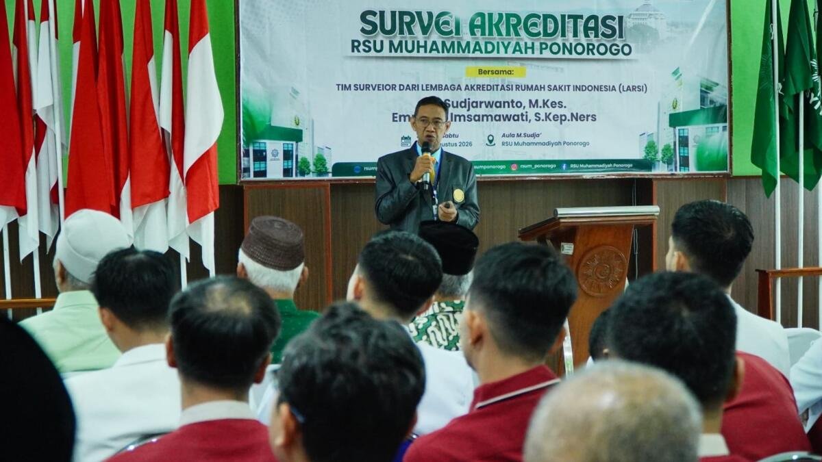 RSU Muhammadiyah Ponorogo Jalani Survei Akreditasi LARSI 2026, Kadinkes Optimistis Raih Paripurna