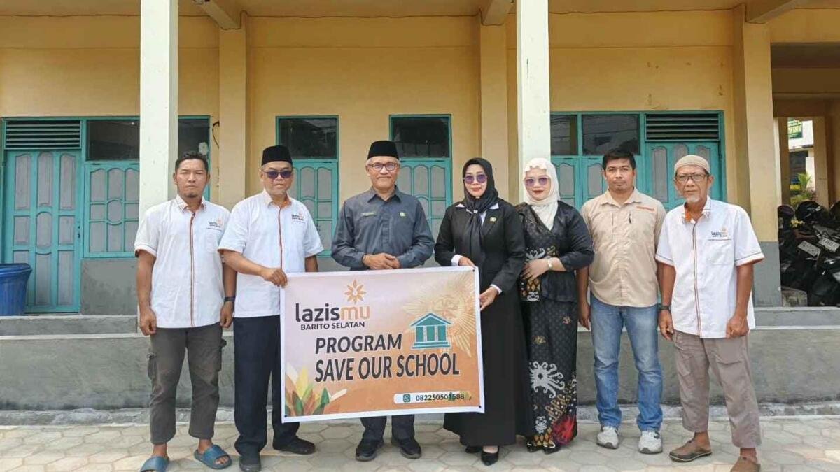 Save Our School: Dukungan Lazismu Barito Selatan untuk Pendidikan Berkelanjutan