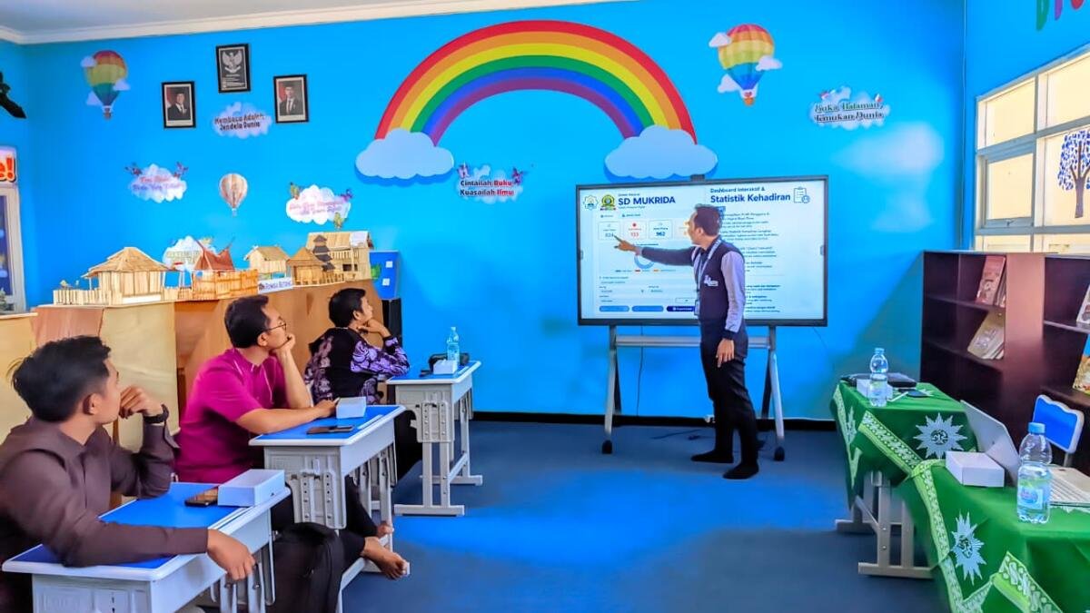 SD Muhdelta Bagikan Inovasi Absensi Digital kepada SD Mukrida