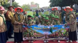 Semarak Hari Anak Nasional, Guru dan Siswa PAUD ABA Percontohan Ikuti Pandu Tunas Athfal