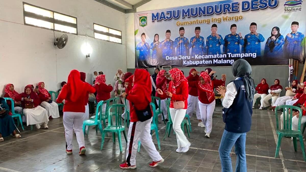 Semarak Kemerdekaan, KKN MAs Kelompok 78 Gelar Lomba Bersama Ibu PKK Desa Jeru