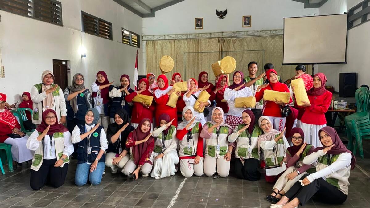 Semarak Kemerdekaan, KKN MAs Kelompok 78 Gelar Lomba Bersama Ibu PKK Desa Jeru