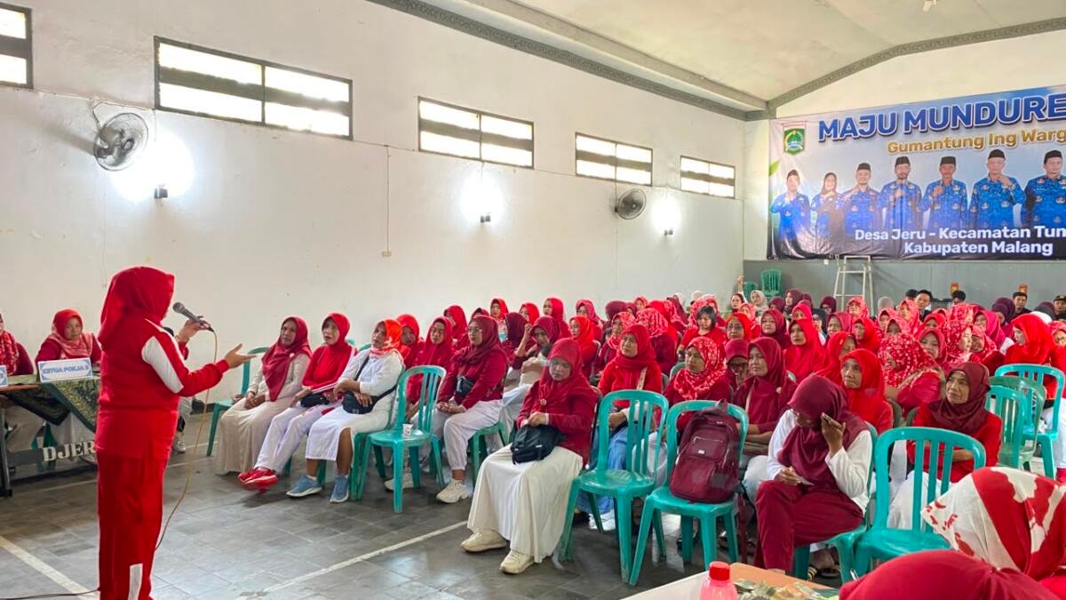 Semarak Kemerdekaan, KKN MAs Kelompok 78 Gelar Lomba Bersama Ibu PKK Desa Jeru