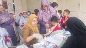 Siswa SD Musix Jalani Imunisasi MR dan HPV, Ada yang Bilang Rasanya Seperti Digigit Semut