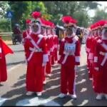 Siswa SD Muwri Tampil Kompak dalam Gerak Jalan HUT ke-81 Republik Indonesia di Wringinanom