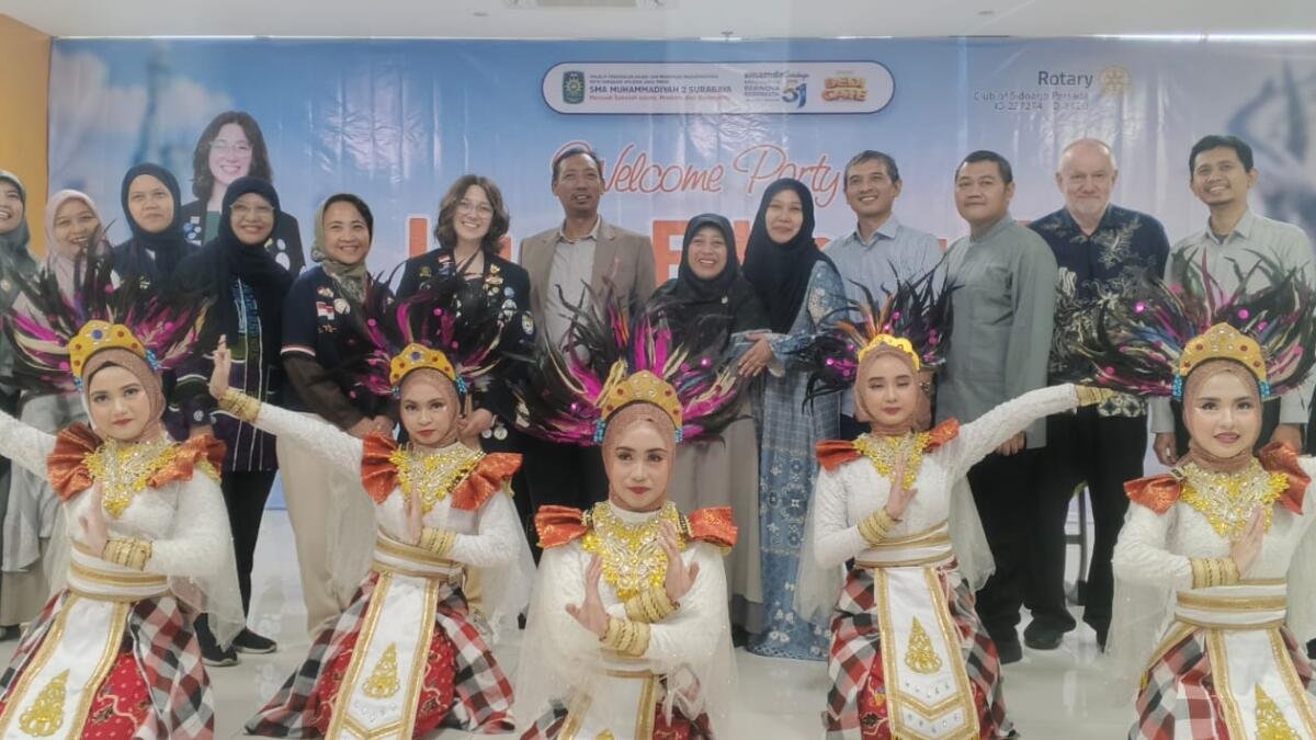 Smamda Surabaya Gelar Welcome Party Sambut Siswa Exchange Asal Amerika Serikat