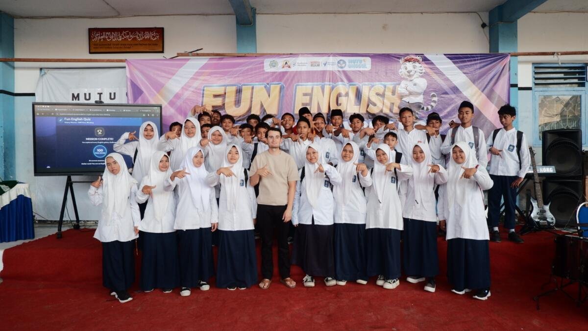 SMP MUTU Hadirkan Native Speaker Amerika, 250 Siswa Belajar Bahasa dan Budaya Global